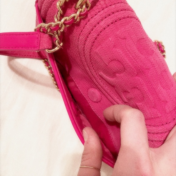 Tory Burch Pink Suede Purse - Picture 8 of 8